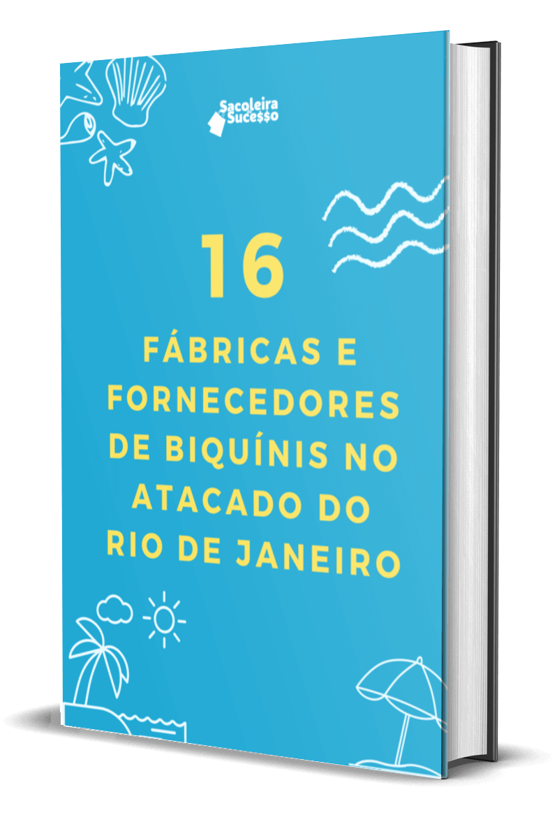 Capa da lista gratuita de fornecedores de biquínis no atacado do Rio de Janeiro